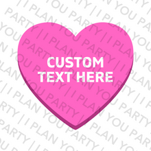 Load image into Gallery viewer, Candy Heart Yard Sign
