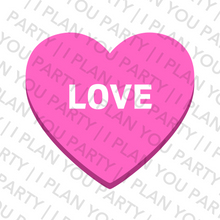 Load image into Gallery viewer, Candy Heart Yard Sign
