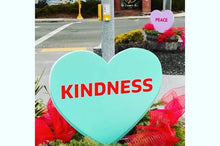 Load image into Gallery viewer, Candy Heart Yard Sign
