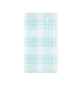 Blue Plaid Guest Napkins