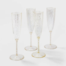 Load image into Gallery viewer, 4ct Gold Champagne Flute
