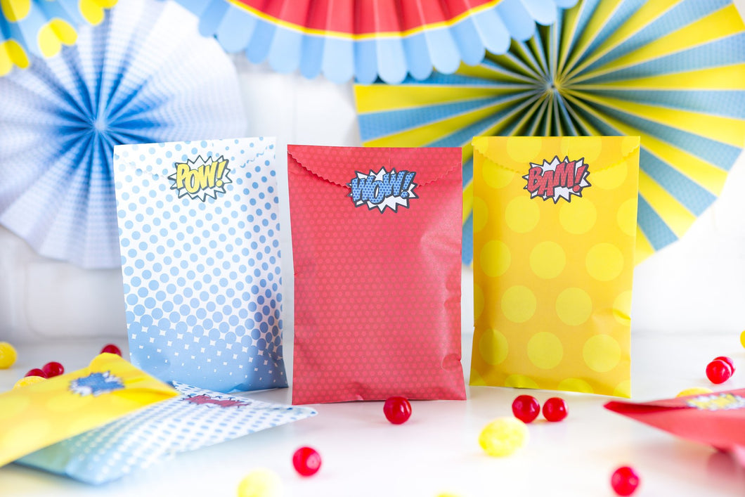 Comic Treat Bags