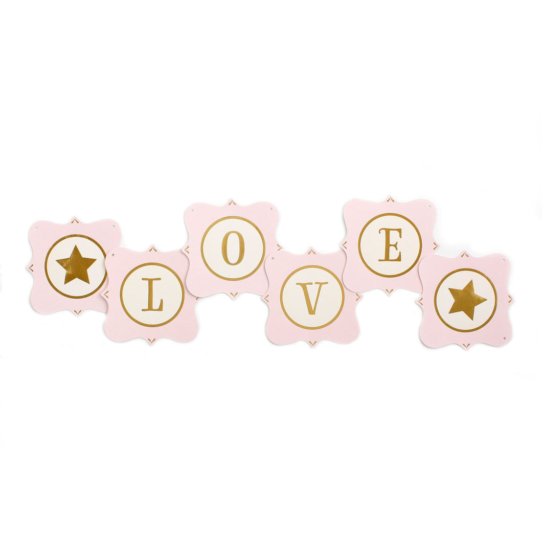 Pink Custom Phrase Banner