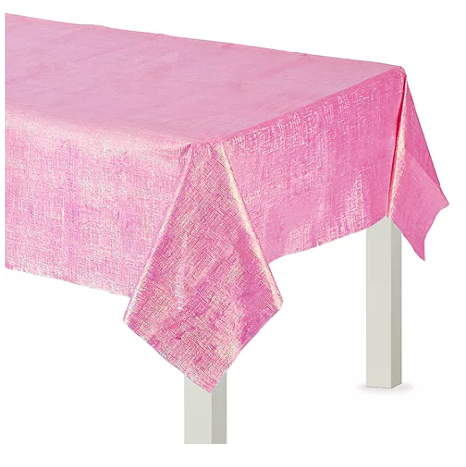 Bright Pink Opalescent Table Cover