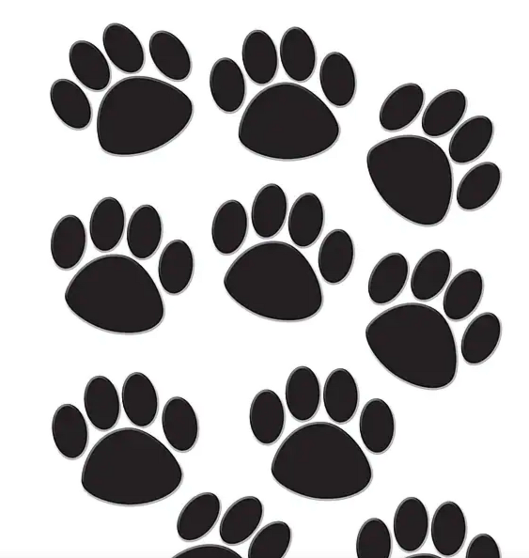 Pawprint Wall and Floor Clings