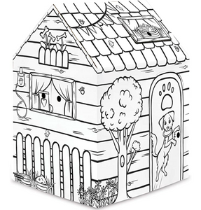 Cardboard Doghouse