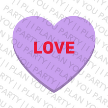 Load image into Gallery viewer, Candy Heart Yard Sign
