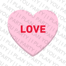 Load image into Gallery viewer, Candy Heart Yard Sign
