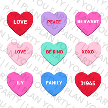 Load image into Gallery viewer, Candy Heart Yard Sign
