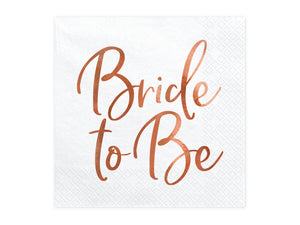 Bride to Be Large Napkins