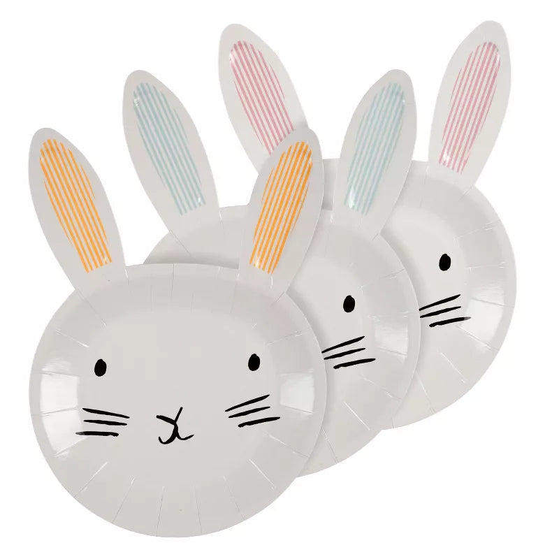 Meri Meri Bunny Face Plates