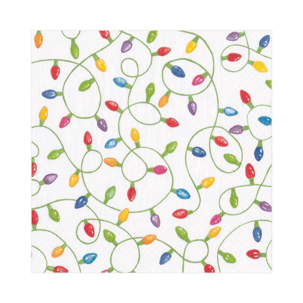 Caspari Twinkle Light Luncheon Napkins