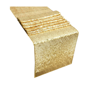 Gold Sequin Table Runner