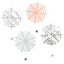 Load image into Gallery viewer, Meri Meri Halloween Hanging Cobwebs
