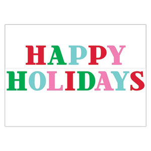 Reusable Wall Decal - Happy Holidays