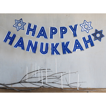 Load image into Gallery viewer, Happy Hanukkah Banner
