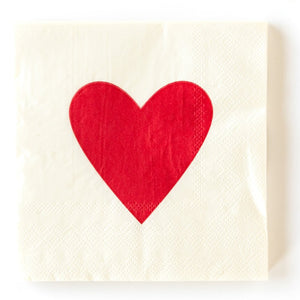 Heart Cocktail Napkins