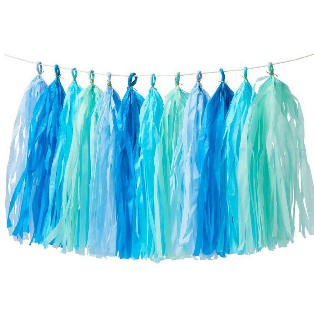 Meri Meri Blue Tassel Garland