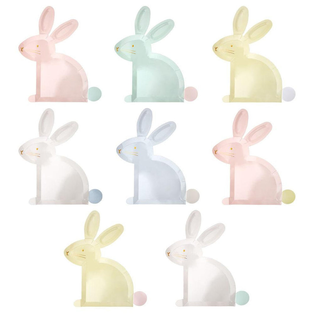 Meri Meri Pastel Bunny Plates