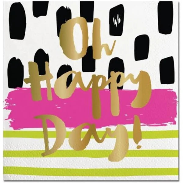 Oh Happy Day Cocktail Napkins