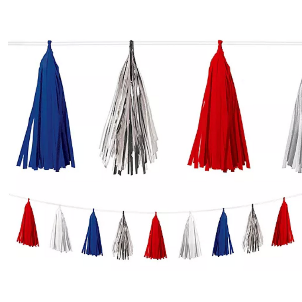 Patriotic Tassel Garland