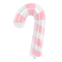 Load image into Gallery viewer, 4-pack Pink Candy Cane Foil Balloons
