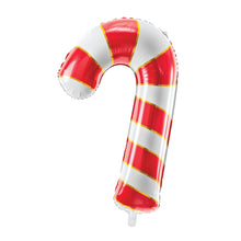 Load image into Gallery viewer, 4-pack Red Candy Cane Foil Balloons
