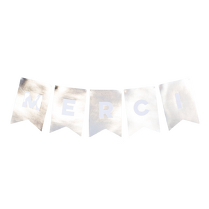 Silver Custom Letter Banner