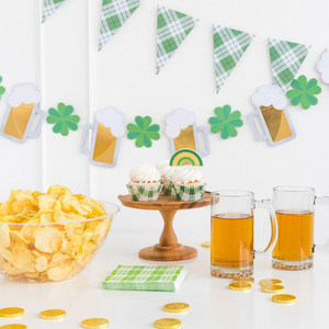 Beer & Shamrock Banner